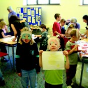 Trilobite masks.