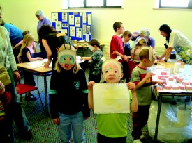 Trilobite masks.