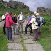 WYGT geological walk at Cow and Calf Rocks, Ilkley.