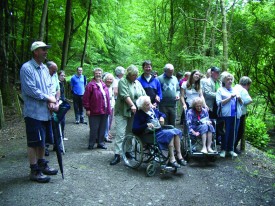 Wheelchair walk.