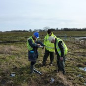 Soil survey in Wiltshire.