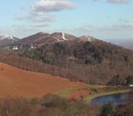 The Malvern Hills within the Abberley and Malvern Hills Geopark.