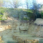 Site cleared using a JCB at Stoney Furlong, Gloucestershire.